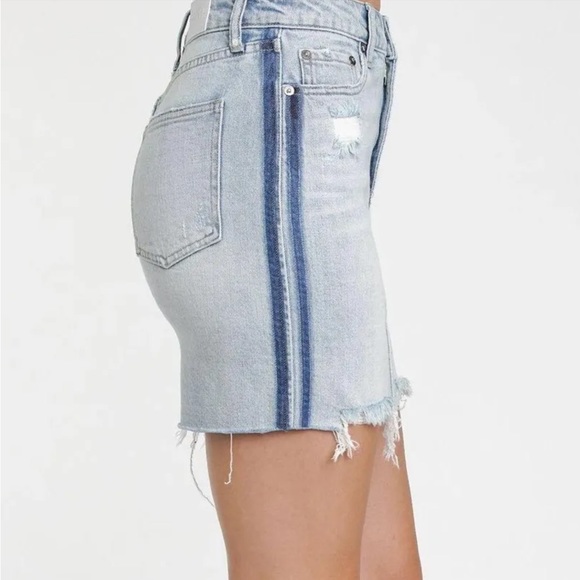 NWT Pistola Jean Cut Off Mini Skirt. 27 - Picture 4 of 16